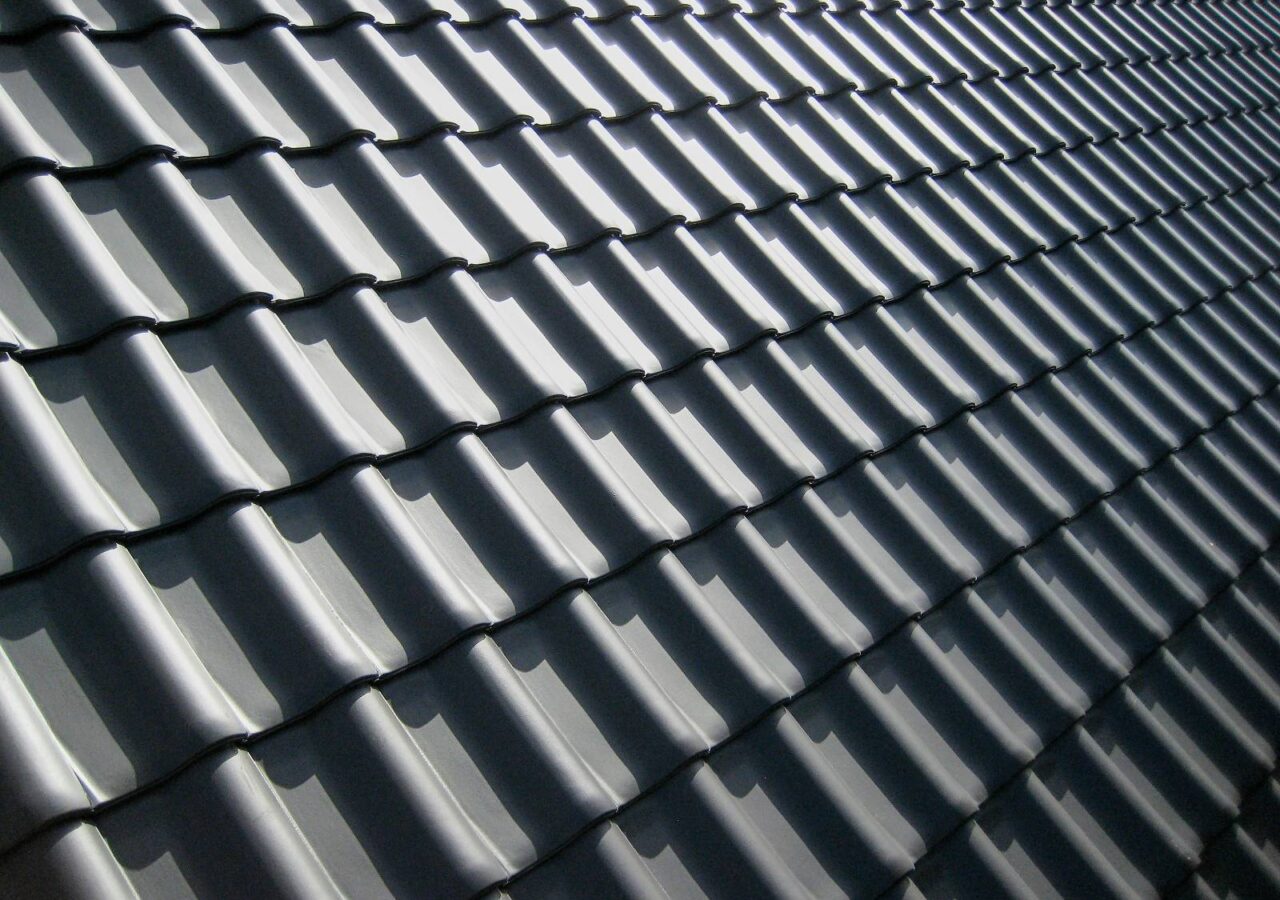 Roof showing storm damage