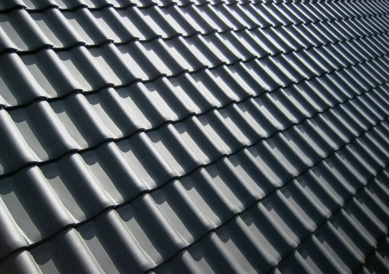 Roof showing storm damage